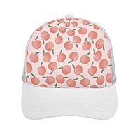 Amazon.co.jp: メッシュキャップ 桃柄 ピンク キャップ メンズ